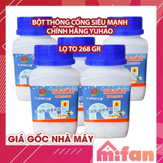 Bột thông cống yuhao - thông tắc cống, đường ống, bồn cầu, bồn rửa mặt