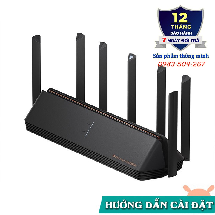 Bộ phát Wifi Router Xiaomi AX6000 AIoT băng tần kép - Wifi 6 6000Mbps - hỗ trợ Mesh - kết nối 248 thiết bị | BigBuy360 - bigbuy360.vn