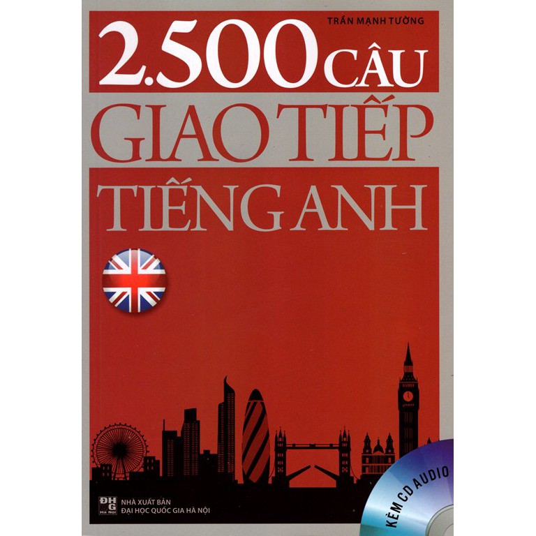 Sách - 2500 câu giao tiếp Tiếng Anh (sách màu - kèm CD)