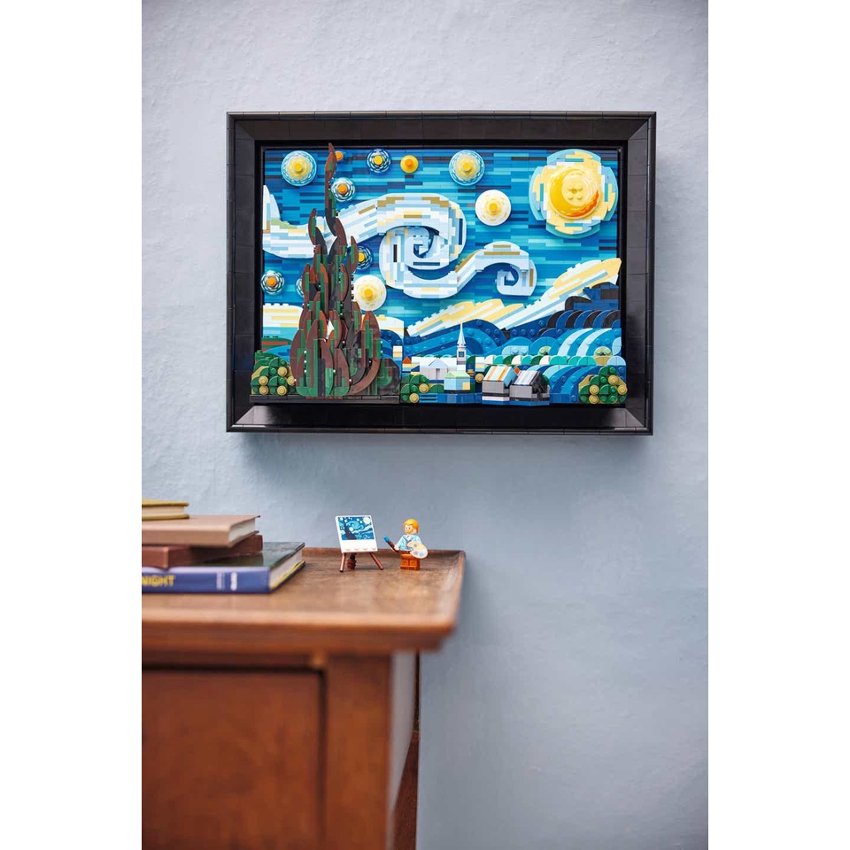 21333 LEGO LEGO® IDEAS 21333 THE STARRY NIGHT BỨC TRANH ĐÊM ĐẦY SAO CỦA Vincent van Gogh 0937BRICKS