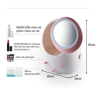 TỦ ĐỰNG MỸ PHẨM HÌNH TRỨNG