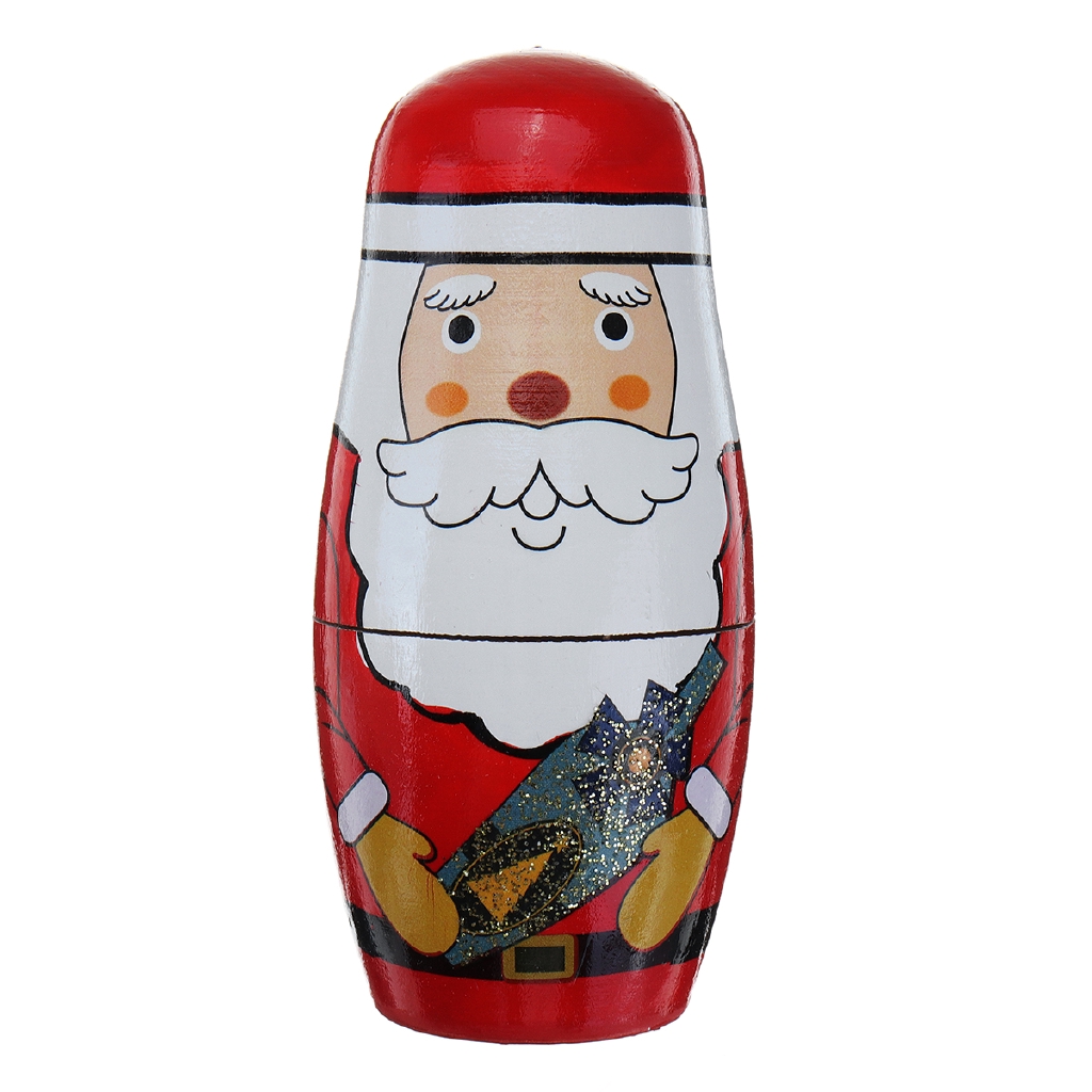 Búp bê Nga Matryoshka hình ông già Noel bằng gỗ