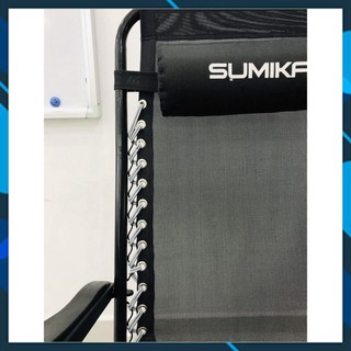 SUMIKA--- Ghế xếp thư giãn SUMIKA 179A (Khóa kim loại, vải lưới Textilene thoáng khí, tải trọng 200kg)