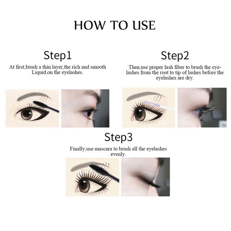 [Hàng mới về] Mascara QIC sợi tơ 4d làm cong và dày mi hiệu quả