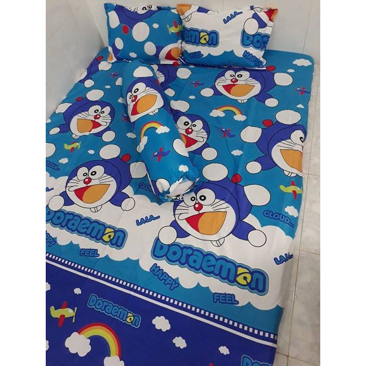 Combo 1 ga chun 2 vỏ gối poly cho đệm 1,8x2m