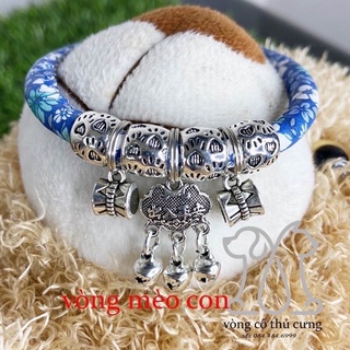 vòng cổ thổ cẩm cho chó mèo