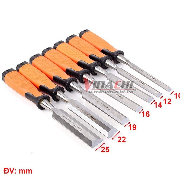 ĐỤC TAY CAO CẤP ASAKI - 1 CÁI -đục tay chất lượng cao. Đục tay Asaki chuyên dùng để đục, đẽo, cắt