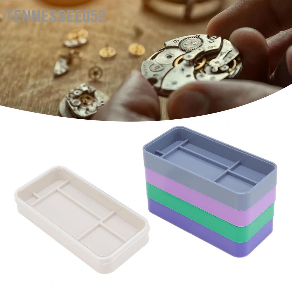 [Hàng Sẵn] Khay Nhựa Đựng Linh Kiện Đồng Hồ - Hộp đựng Dụng Cụ Sửa chữa đồng hồ 5 Tầng Siêu Bền【Tennessee052】
