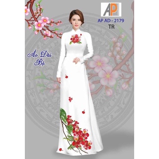 Vải áo dài in hình hoa phượng