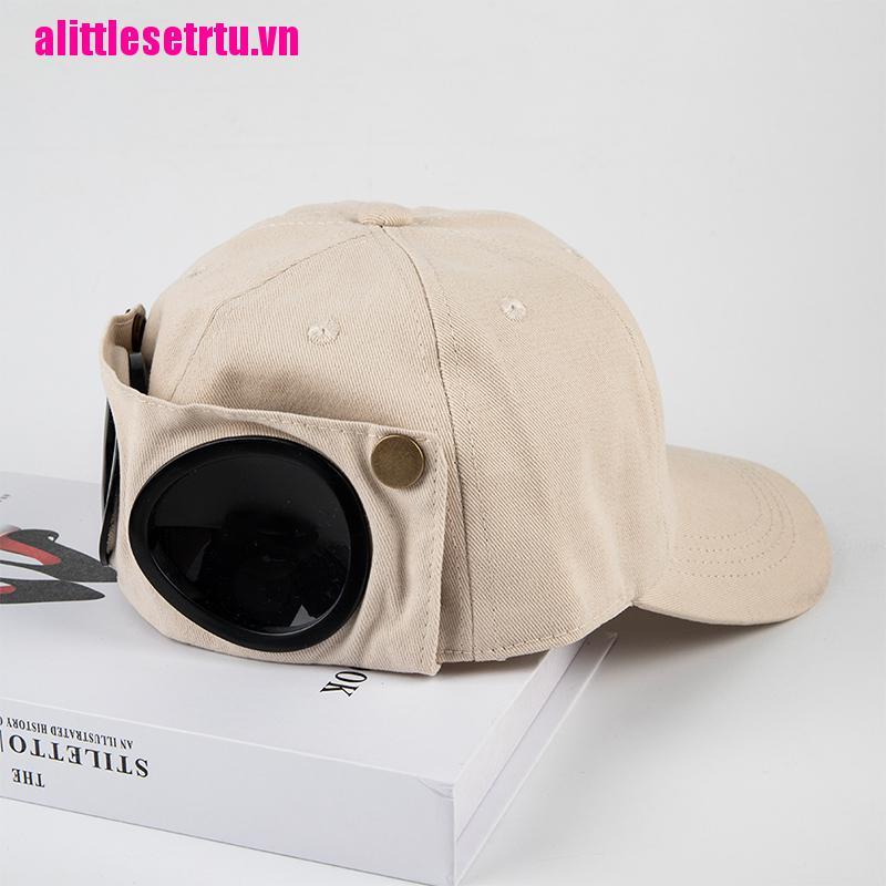 Mũ Lưỡi Trai Kèm Kính Mát Thời Trang Mùa Hè Cho Nam Và Nữ