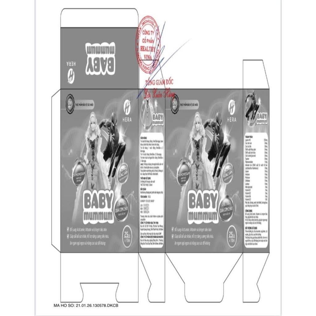 Siro ăn ngon BABY MUMMUM Siro Ăn Ngon Hera