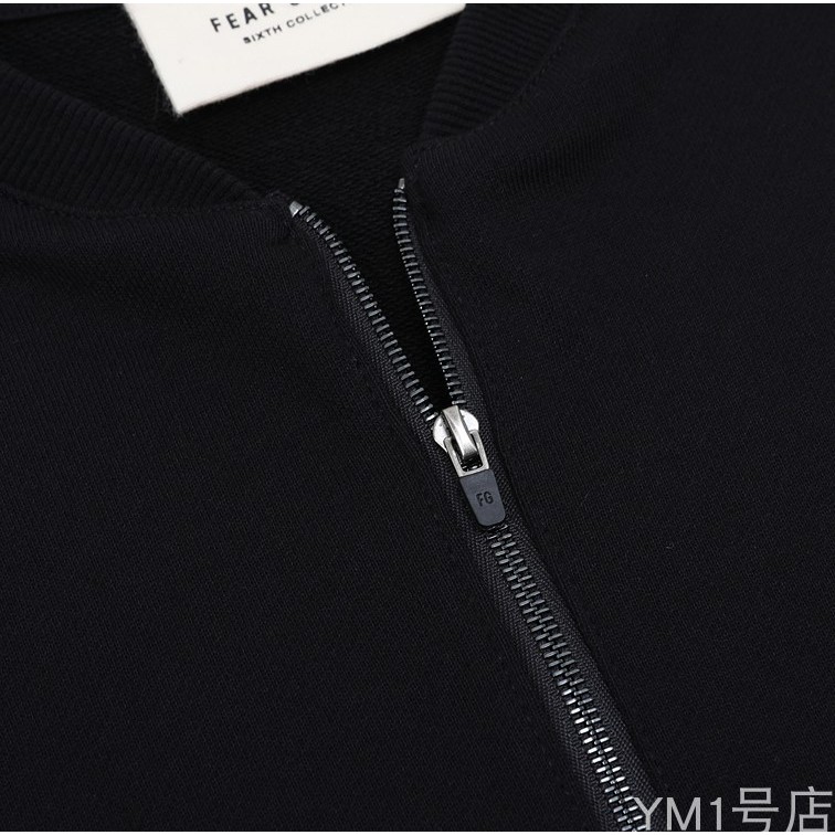 FEAR OF GOD FOG Tide Europe and America Sixth Season Main Line Half Hall High Street Henry Tshirt Short Sleeve Collar