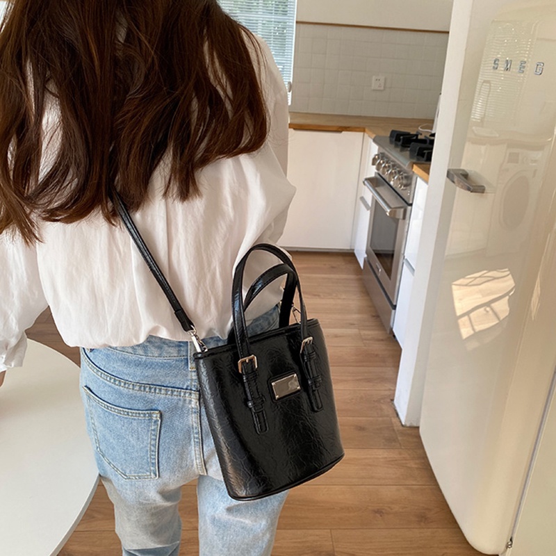 Túi xách tay IELGY phong cách retro Hàn Quốc thiết kế thời trang cao cấp cho nữ