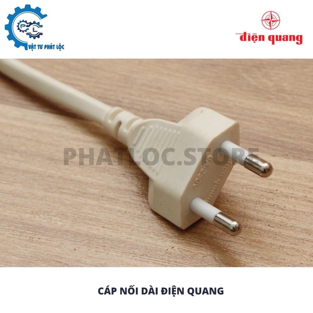 Cáp nối dài Điện Quang ĐQ EPF 2PN - Dây nối dài 2 mét, 5 mét