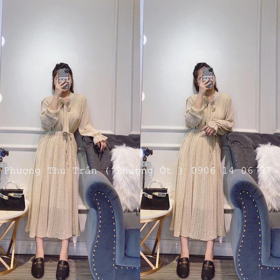 Váy bi BUỘC NƠ CỔ kèm dây eo(kèm video,ảnh thật) | BigBuy360 - bigbuy360.vn