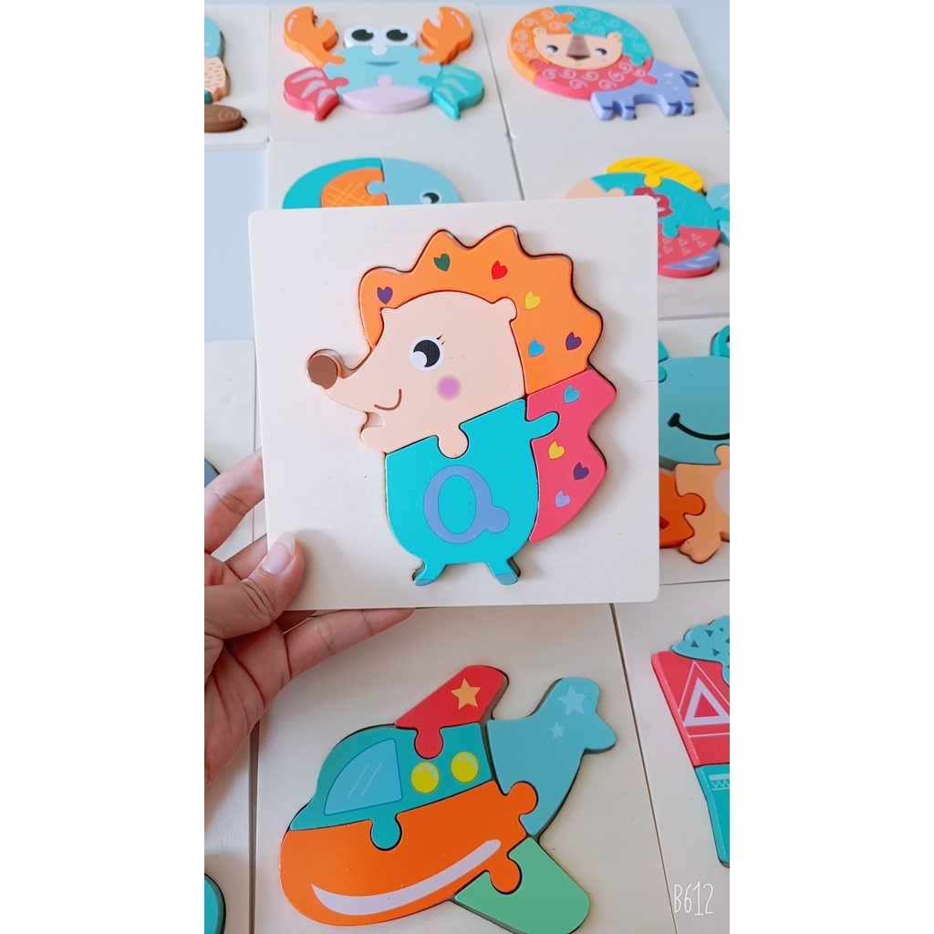 Tranh Ghép Hình 3D Tranh 3D Dập Nồi Gỗ Cho Bé  Bảng Ghép Hình Bằng Gỗ Nổi Ngộ Nghĩnh