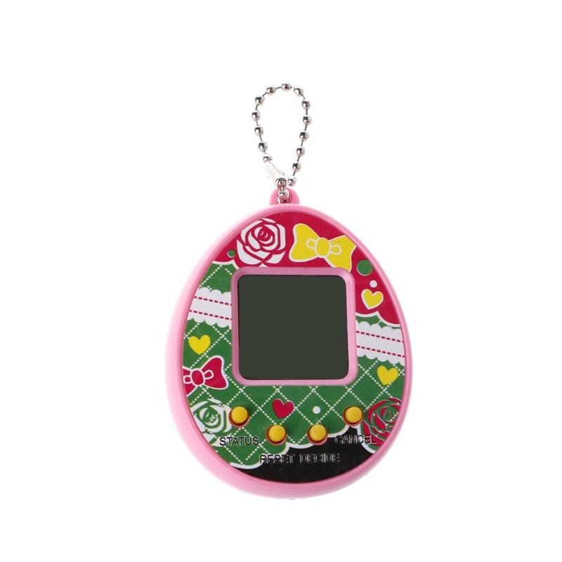 Máy chơi game điện tử nuôi thú ảo màn hình LCD kèm móc khóa