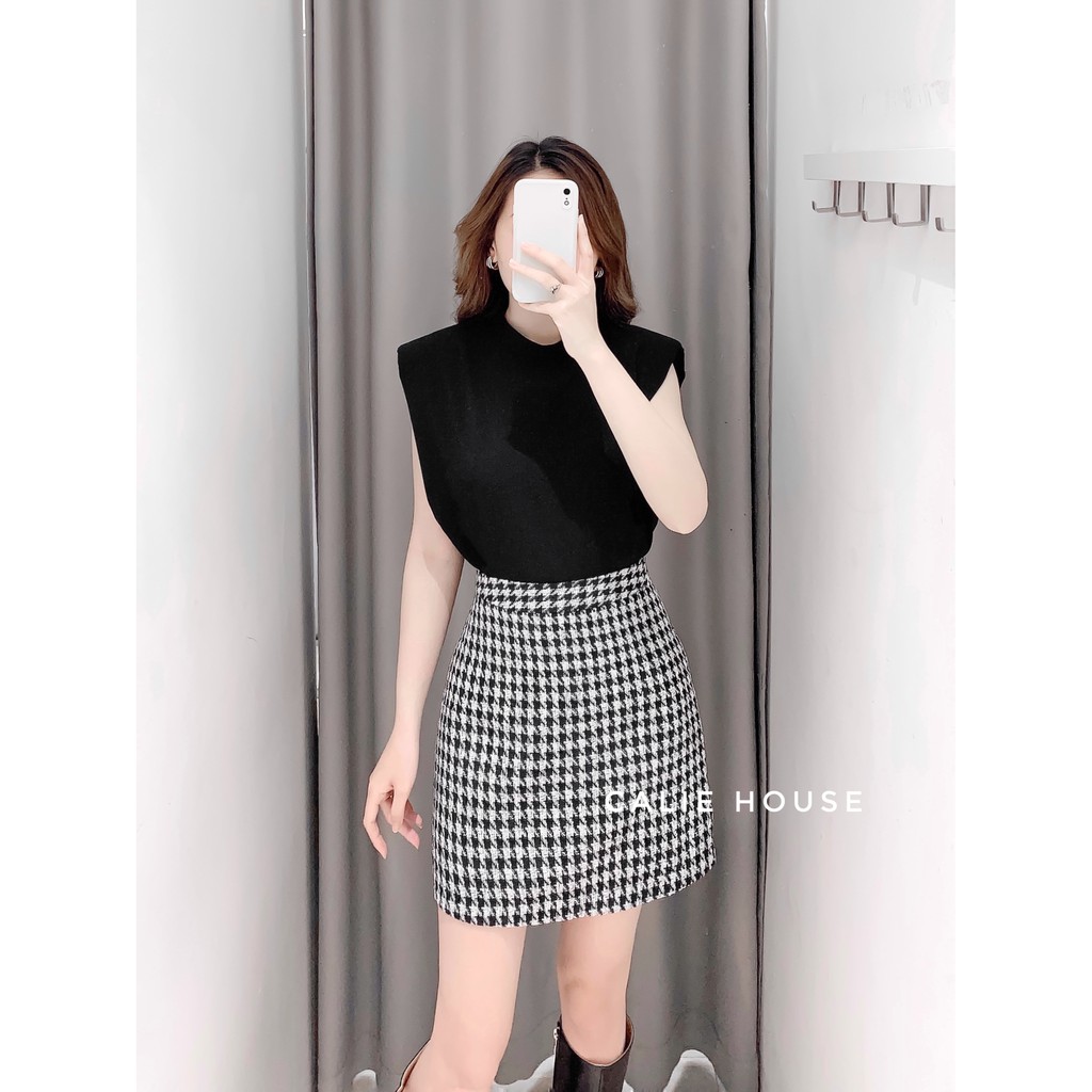 Áo thiết kế vai chờm thời trang nữ Calie House A123 | BigBuy360 - bigbuy360.vn