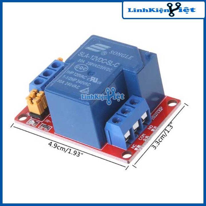 MODULE Relay 30A 250VAC High / Low 1 Kênh - 12VDC