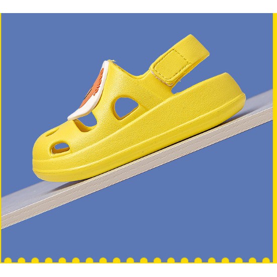 (Quảng Châu Loại 1)Dép sandal Mario 1-5 tuổi, sục cross cho bé trai bé gái siêu nhẹ, quai rán,chống trơn trượt