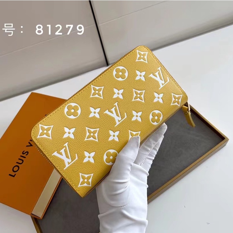 Sẵn sàng giao hàng Ví nữ có dây kéo mới của Louis Vuitton LV có hộp M81279