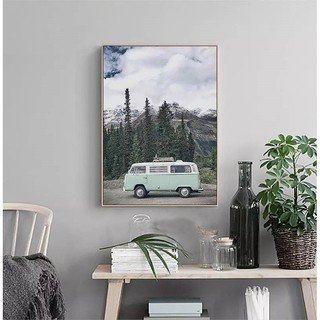 Tranh treo tường canvas - bus - 40x60cm