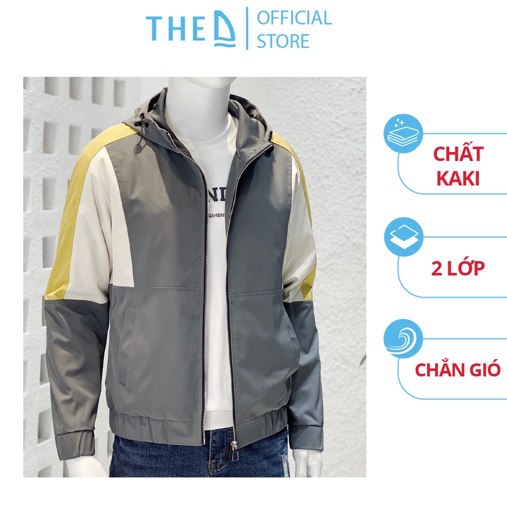 Áo Khoác Kaki Nam The D Thiết Kế Bo Gấu Kèm Mũ Siêu Ấm, Phối Màu Độc Đáo Với Chất Vải 2 Lớp Dày Dặn JK10052
