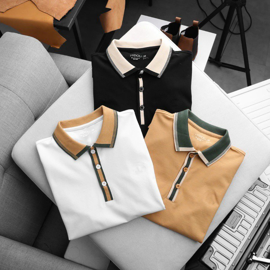 Áo polo nam unisex ba cúc vải cotton mềm mát co giãn 4 chiều cao cấp - From chuẩn thời thượng - mã pha cổ PL01