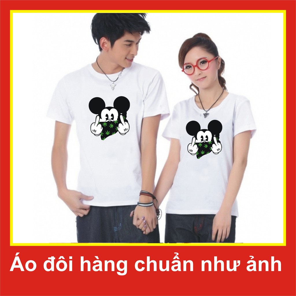 áo đôi chuột mickey,