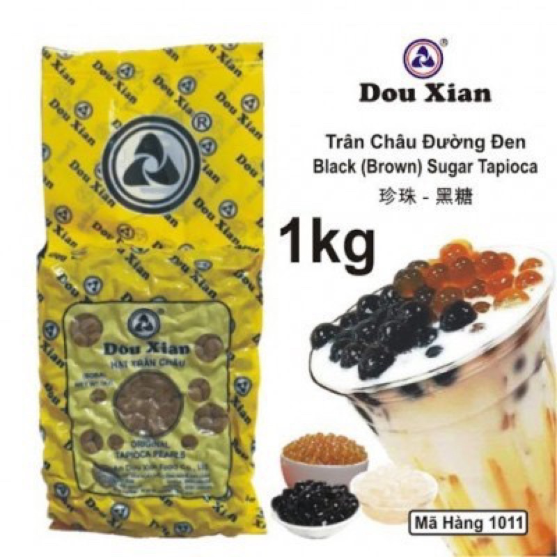 Trân châu ĐƯỜNG ĐEN Dou Xian HÀNG HUY - Gói 1kg