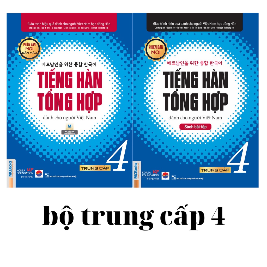 Sách - Trọn Bộ Tiếng Hàn Tổng Hợp Dành Cho Người Việt ( bản màu) Mcbooks