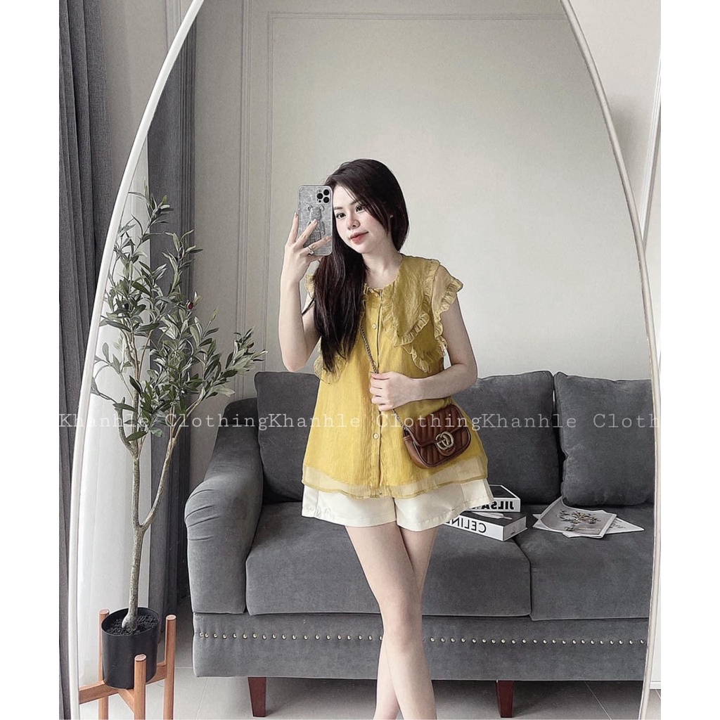 Set bèo cổ 2 lớp cao cấp loại 1