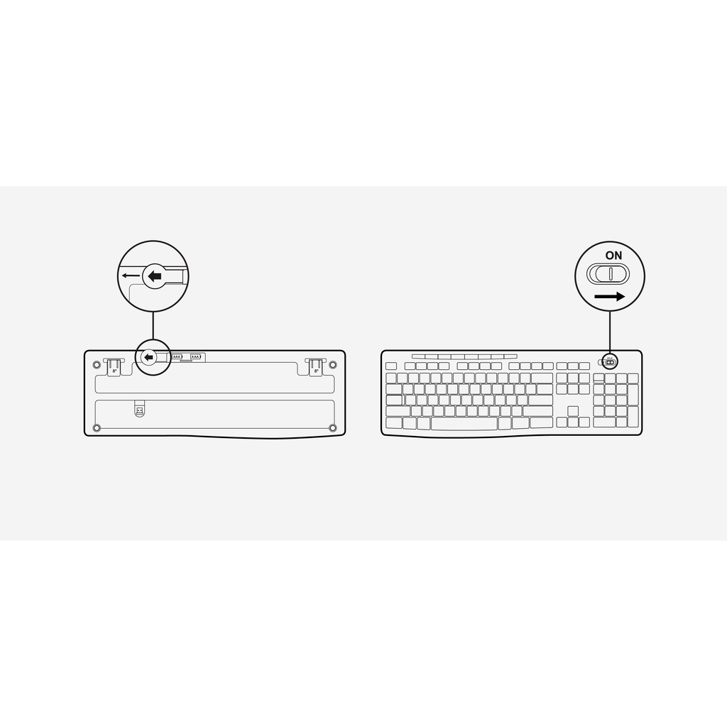 Bộ phím chuột không dây Logitech MK295 Silent Wireless Hàng Chính Hãng
