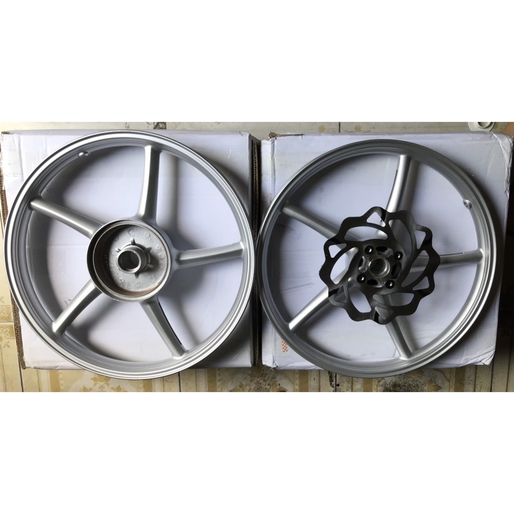 MÂM 5 CÂY ENKEI ASIRO XMODE KIỂU RCB THẮNG ĐĨA GẮN ZIN THEO XE YAMAHA SIRIUS JUPITER EXCITER 2006 2010