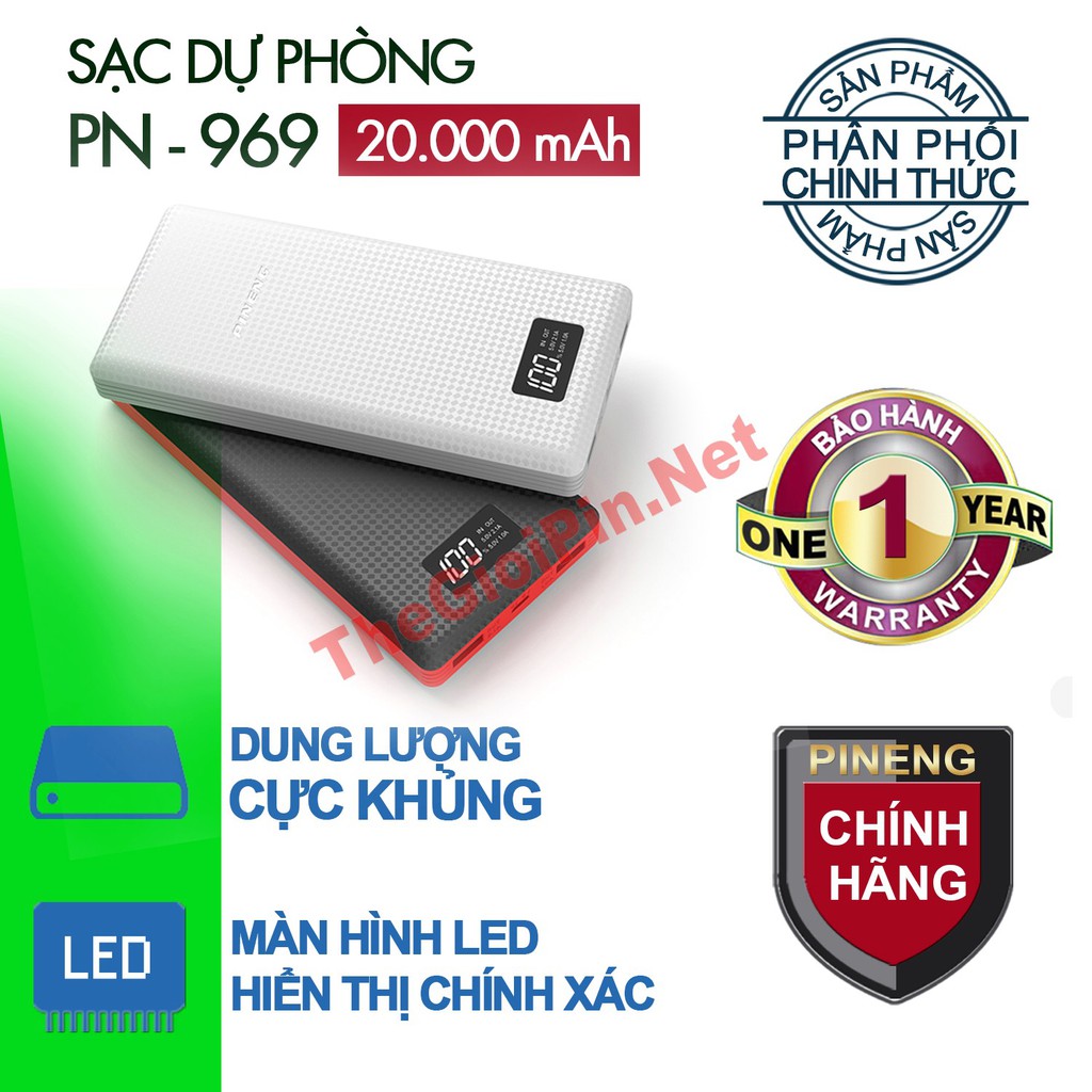 Sạc dự phòng Pineng - PN-969