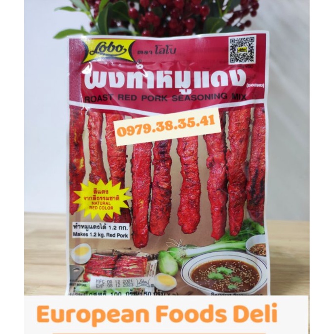 Bột Làm Xá Xíu Lobo Thái Lan Gói 100 Gram