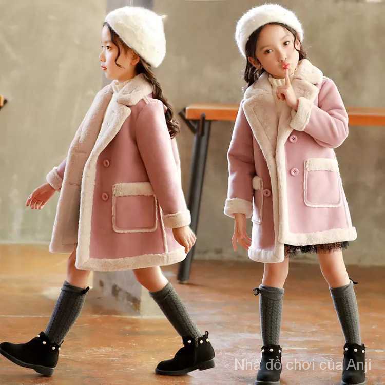 Girls Winter Coat Children Fur Coat Of Girls Mink Velvet Jacket Coat