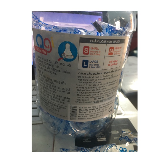 Núm Agi cổ hẹp/ chiếc