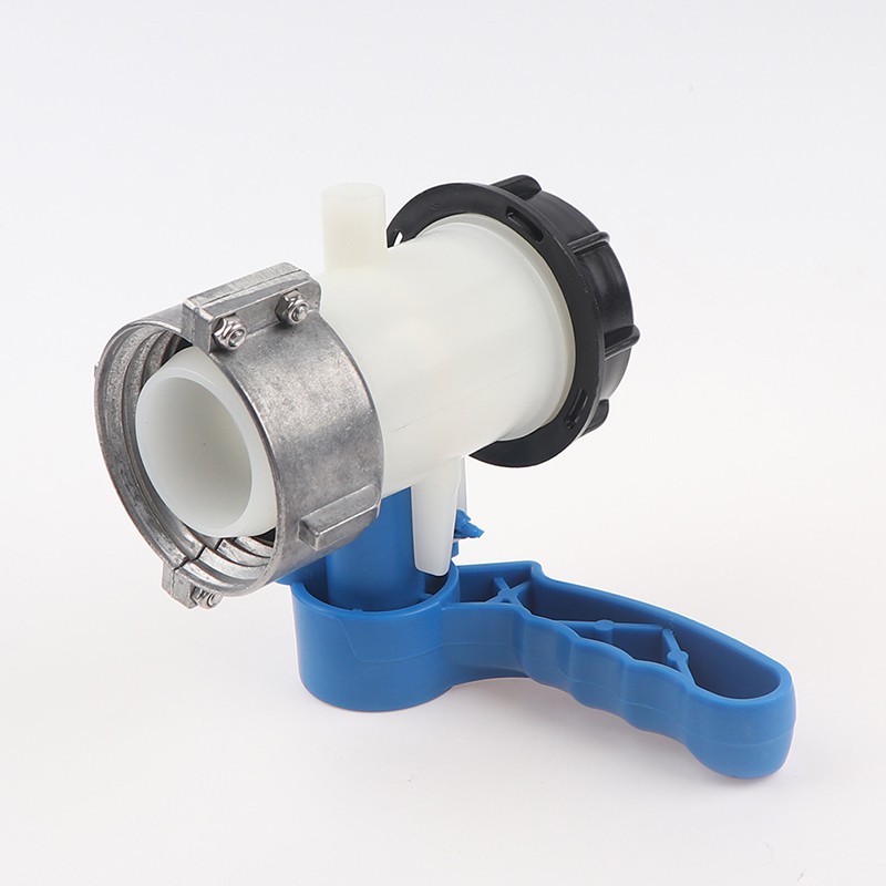 Van Hình Bướm 1000L DN50 75Mm Liter 62Mm Sang Đầu Đực 2 Inch