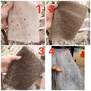 Lưới ren kim tuyến chụp ảnh mẫu móng nail