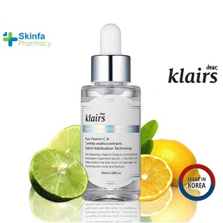 Serum Klairs Vitamin C Trắng Da - Klairs Serum Vitamin C Freshly Juiced Vitamin Drop 35ml - Skinfa.