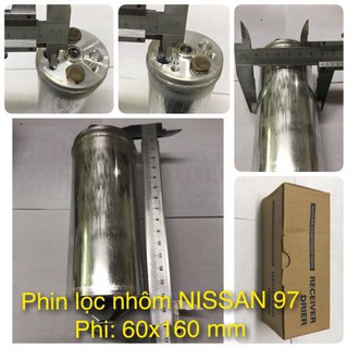 Phin lọc nhôm NISSAN 97 phi 60x160mm