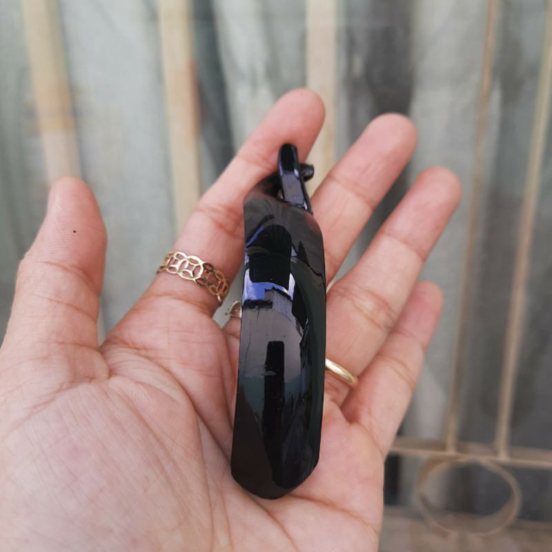 Kẹp tóc ngang,kẹp cóc mo trơn màu đen cở nhỏ
