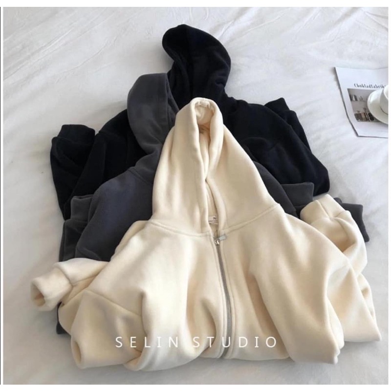 Áo Khoác Nỉ Lót Lông - Dành cho người dưới 55kg | BigBuy360 - bigbuy360.vn