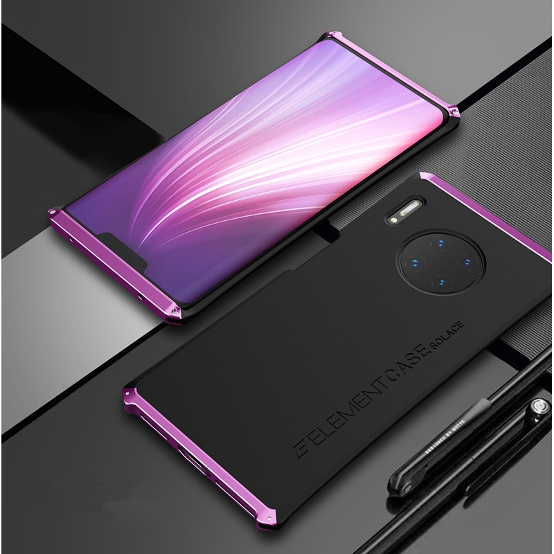 Huawei Mate 30 Pro Case 360 Full Protection Cases Honor 9X Pro Metal bumper +PC Hard Matte Back Cover 2 in 1