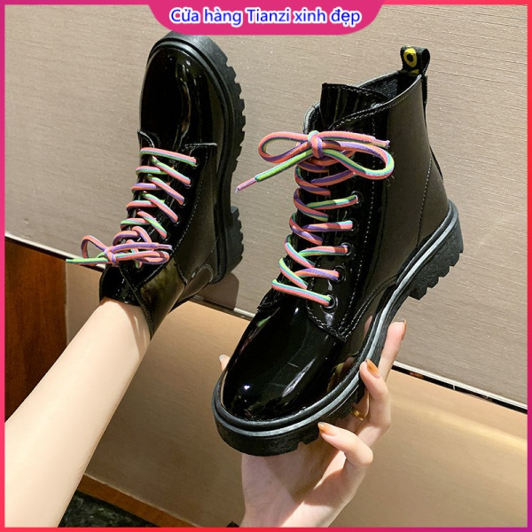 DR. MARTENS Giày Bốt Nữ Cổ Cao Thời Trang Anh Quốc