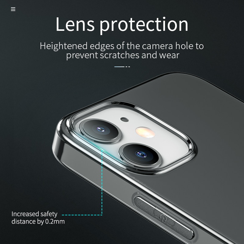 Ốp Điện Thoại TPU Mềm Trong Suốt Siêu Mỏng Chống Sốc HOCO Dành Cho iPhone 13 Pro Max/13 Mini /12 Mini /12 Pro Max
