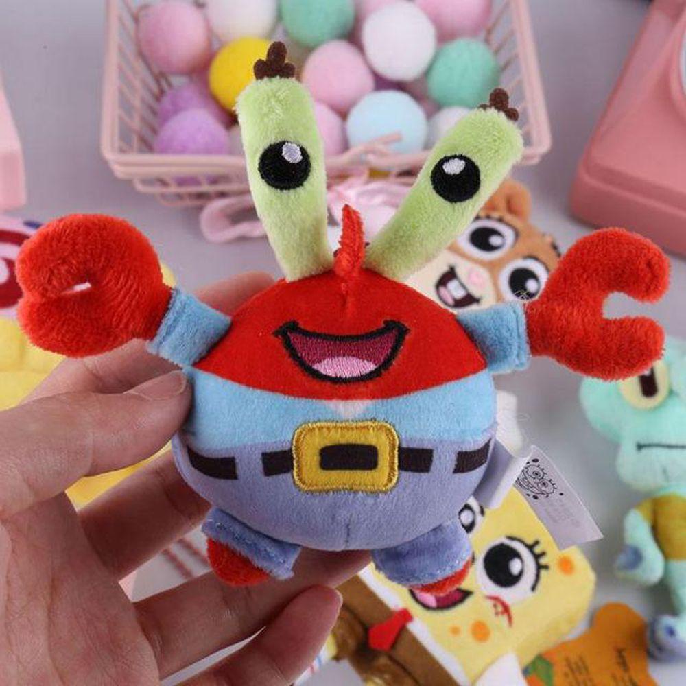 HARRIETT Móc Khóa Hình Spongebob Nhồi Bông Đáng Yêu Cho Bé