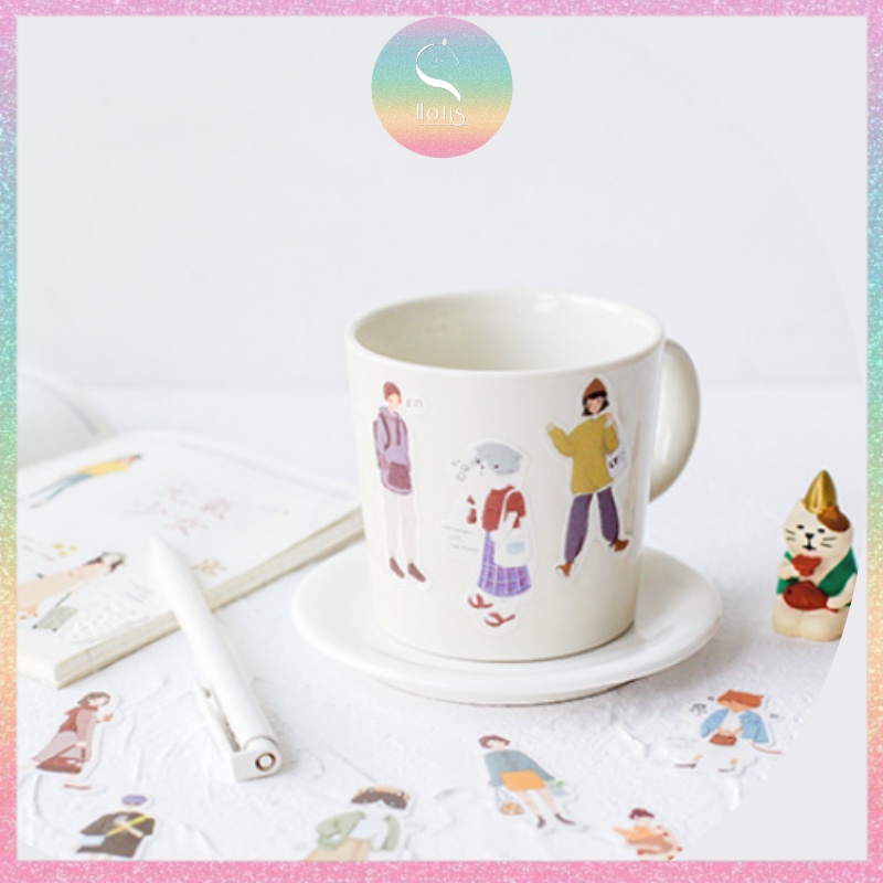 [HOTIS] Sticker hình người - 40 hình dán