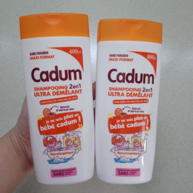 Dầu gội Bio cadum hương mơ 400ml. Hàng pháp chính hãng ah.sp có mã tra date nên khách mua e sẽ chụp mã khách tra.